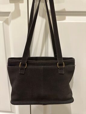 Brandy Melville Dark Brown Suede Shoulder Bag